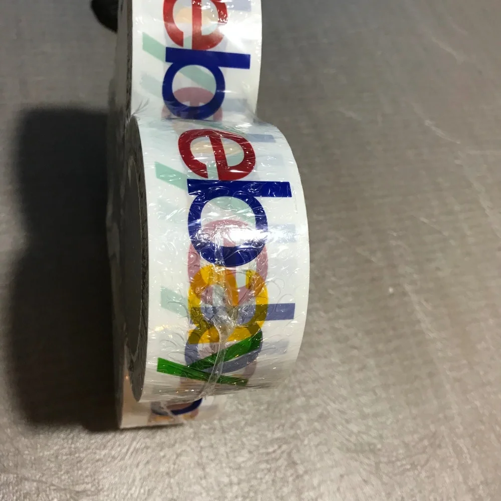 New 4 rolls ebay branded packaging tape 2